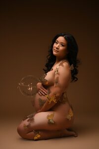 naakt fotoshoot buik zwanger